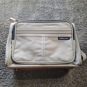 Members Only Vintage Small Suitcase Tan Brown